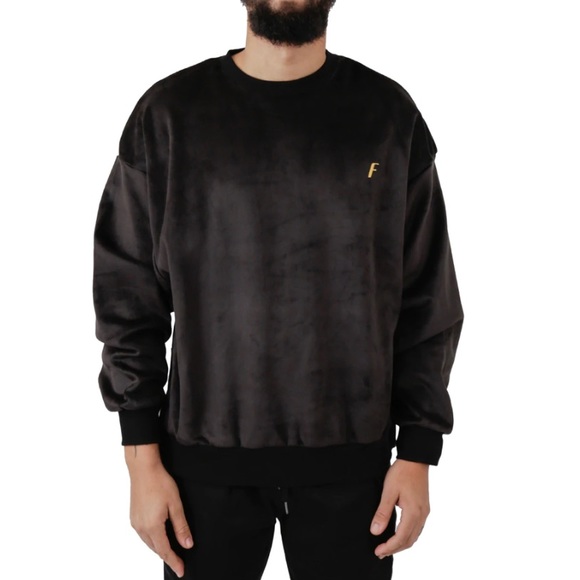 FAIRPLAY BEET VELVET SWEATER - Picture 2 of 10